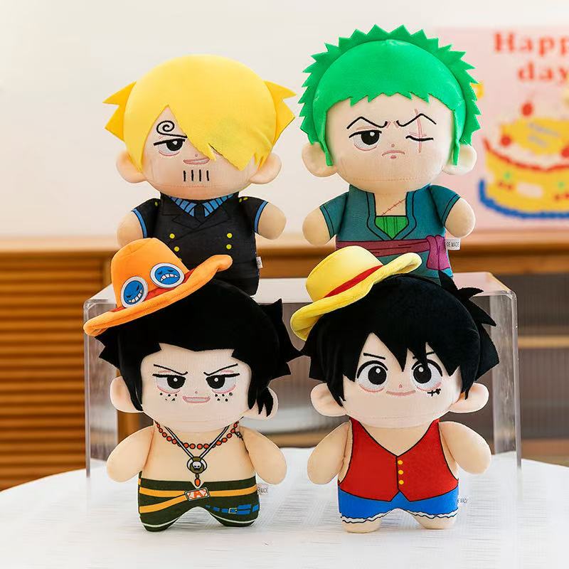 Anime 23cm Plush toys Luffy Zo - Kids Toys Xmas 评论和价格