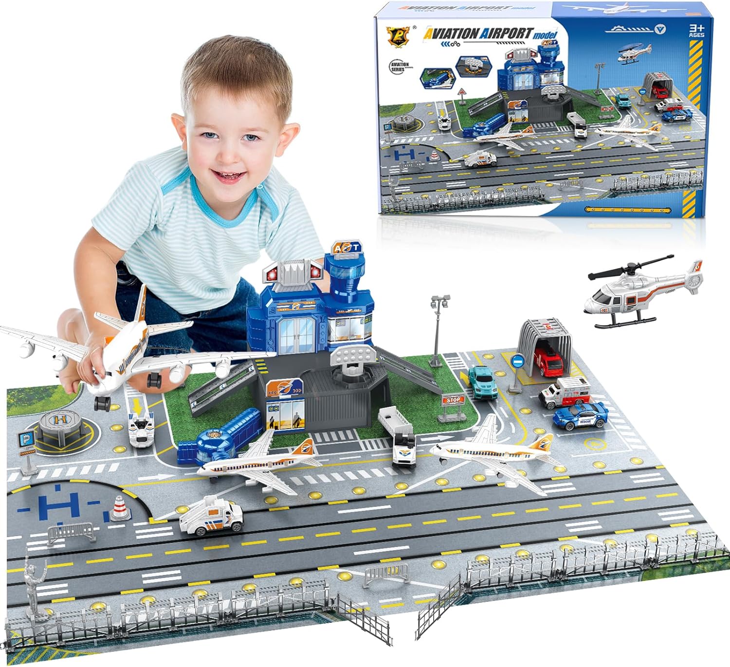 Children's Airport Scene Toy S - Kids Toys Xmas 评论和价格