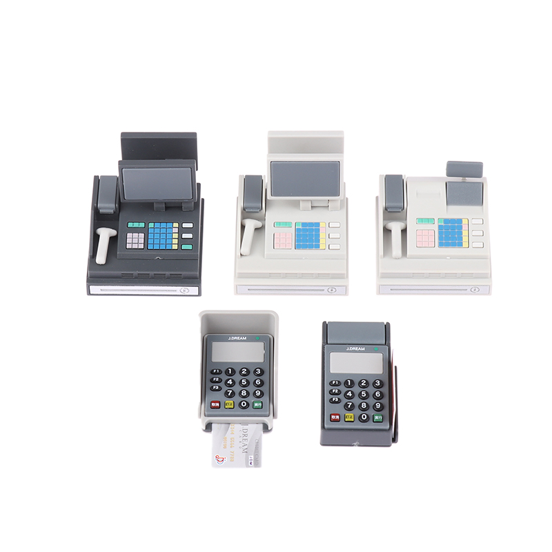 Dollhouse Mini Supermarket Cas - Toy Cash Register 评论和价格