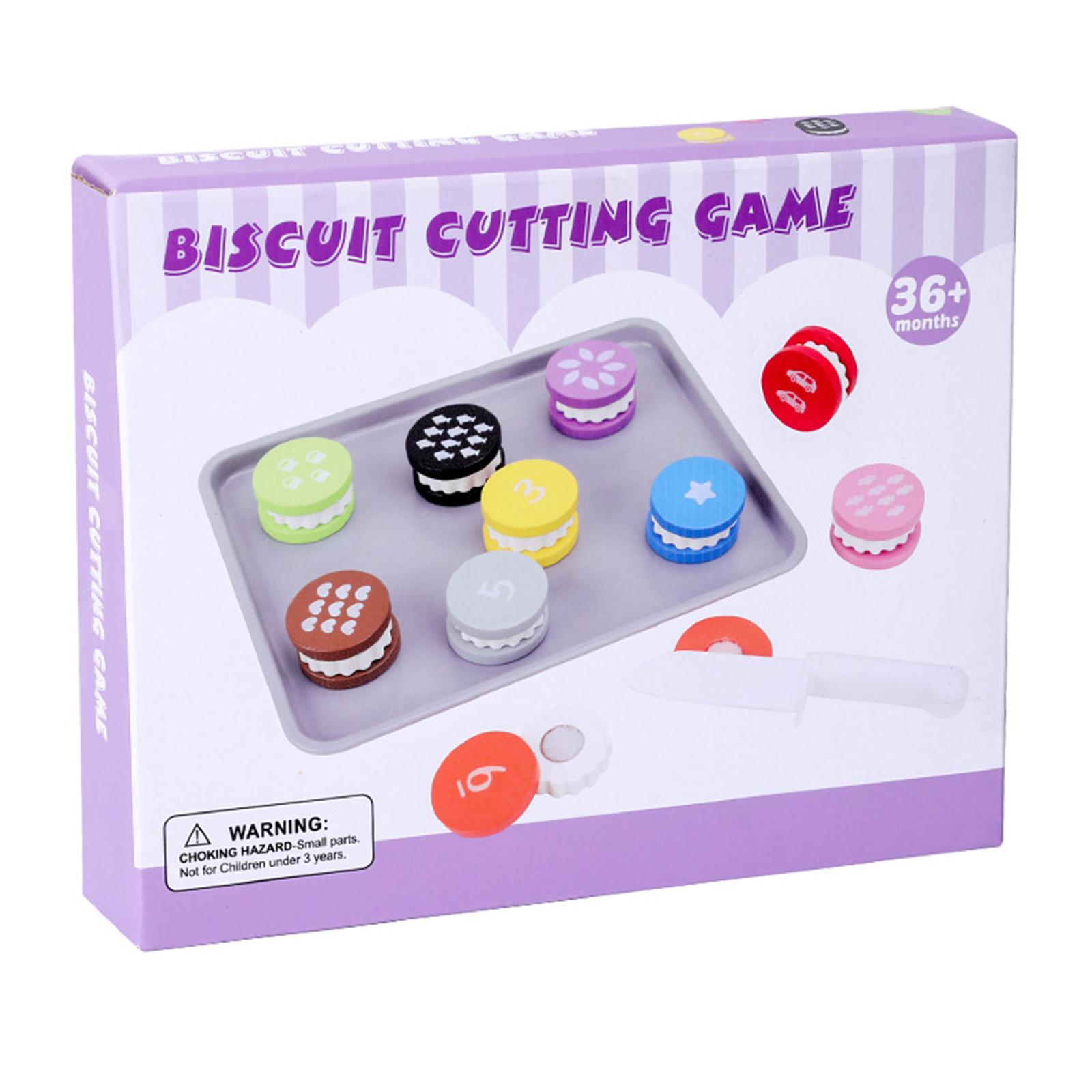 Wooden Toy Food Cookie Playset - Kids Toys Kitchen Set 评论和价格