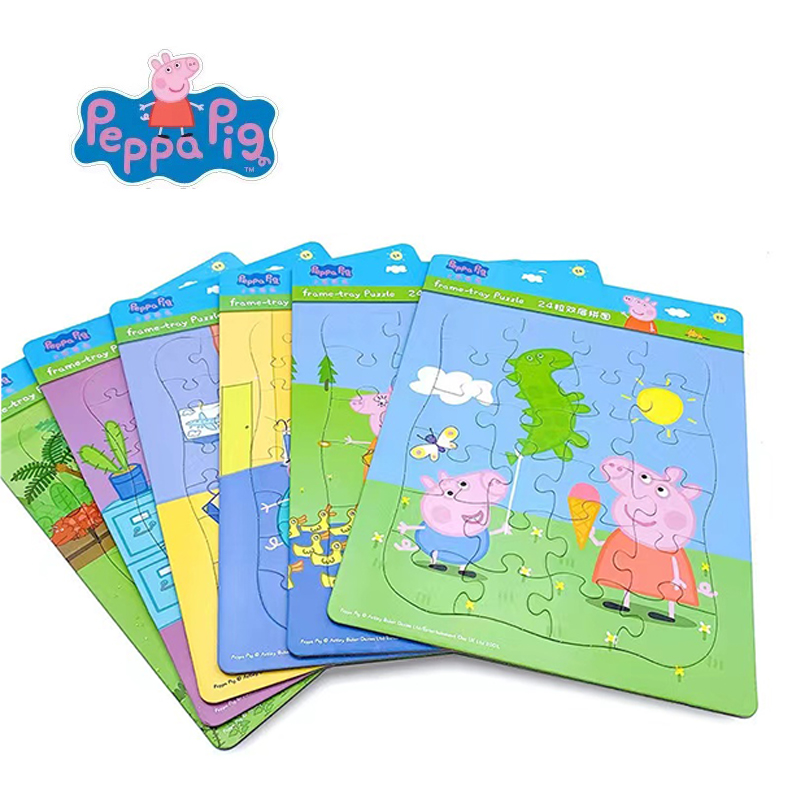 Peppa pig Figures MINI Jigsaw  - Kids Toys 3 Year Old 评论和价格