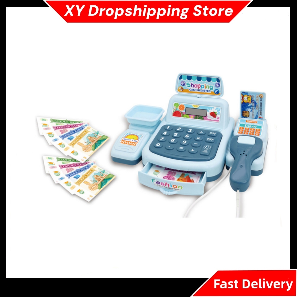 Cash Register Playset Supermar - Toy Cash Register 评论和价格