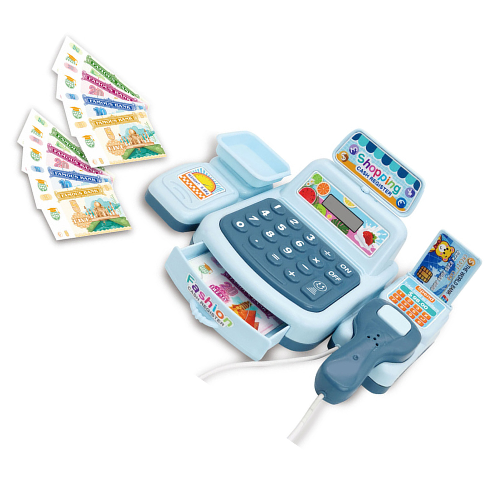 Cash Register Playset Supermar - Toy Cash Register 评论和价格