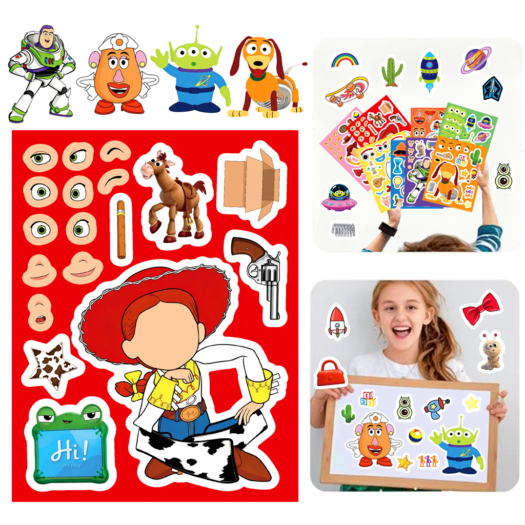 Toy Story 5 Make a Face Sticke - Kids Toys Xmas 评论和价格