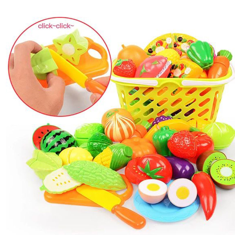 Children Fruit Cutting Toys an - Kids Toys Kitchen Set 评论和价格