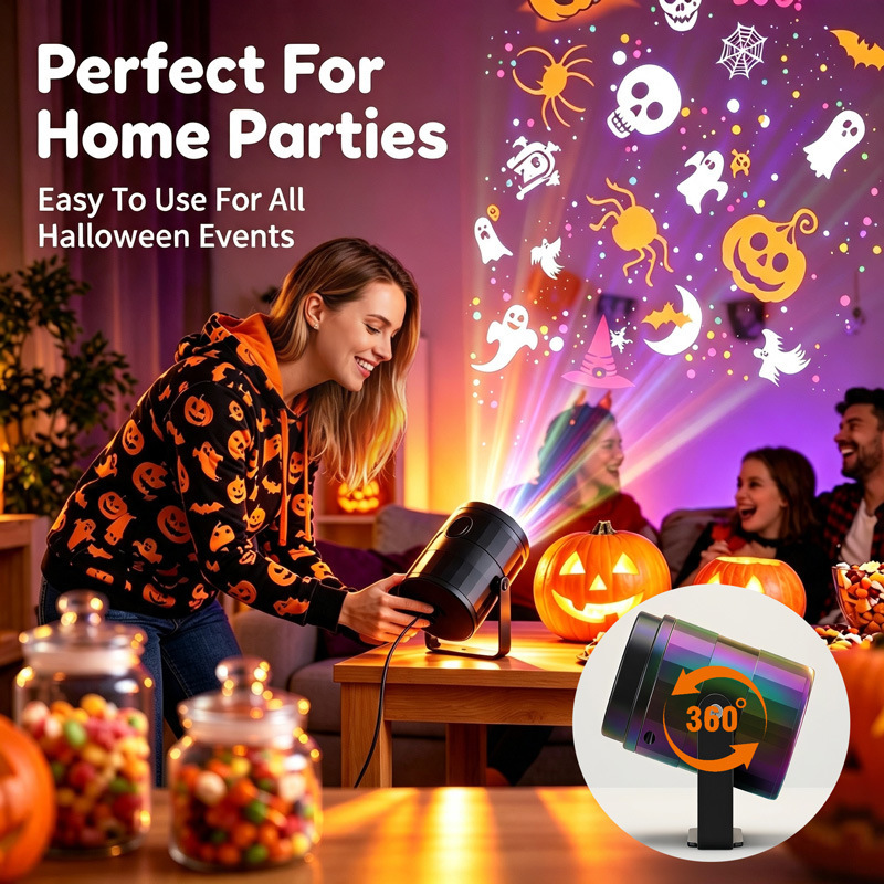 Halloween Christmas LED Projec - Kids Yard Toys 评论和价格