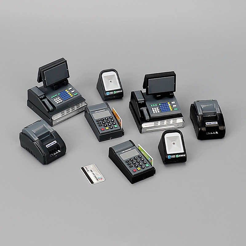 1 Set 1/12 Doll House Mini Sup - Toy Cash Register 评论和价格