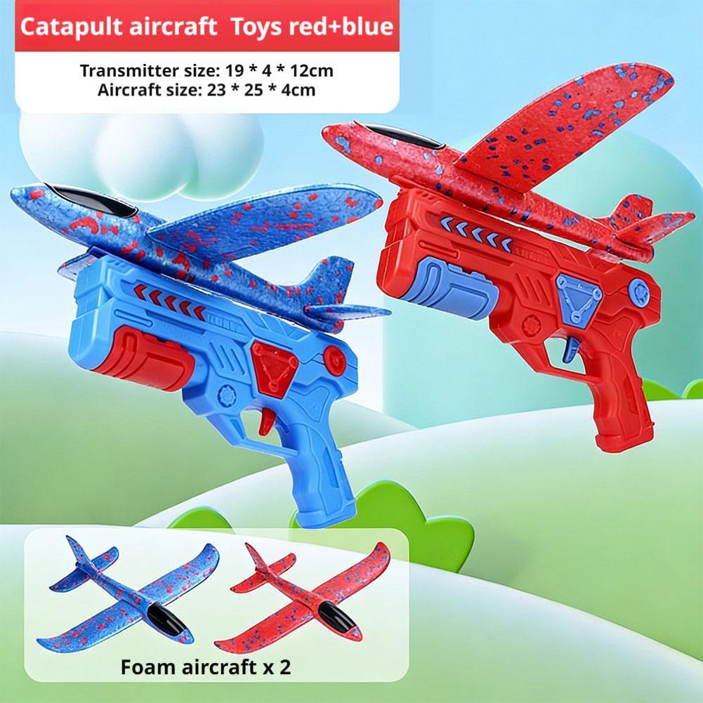 Glowing Foam Aircraft 10M Laun - Catapult Launcher Toy 评论和价格