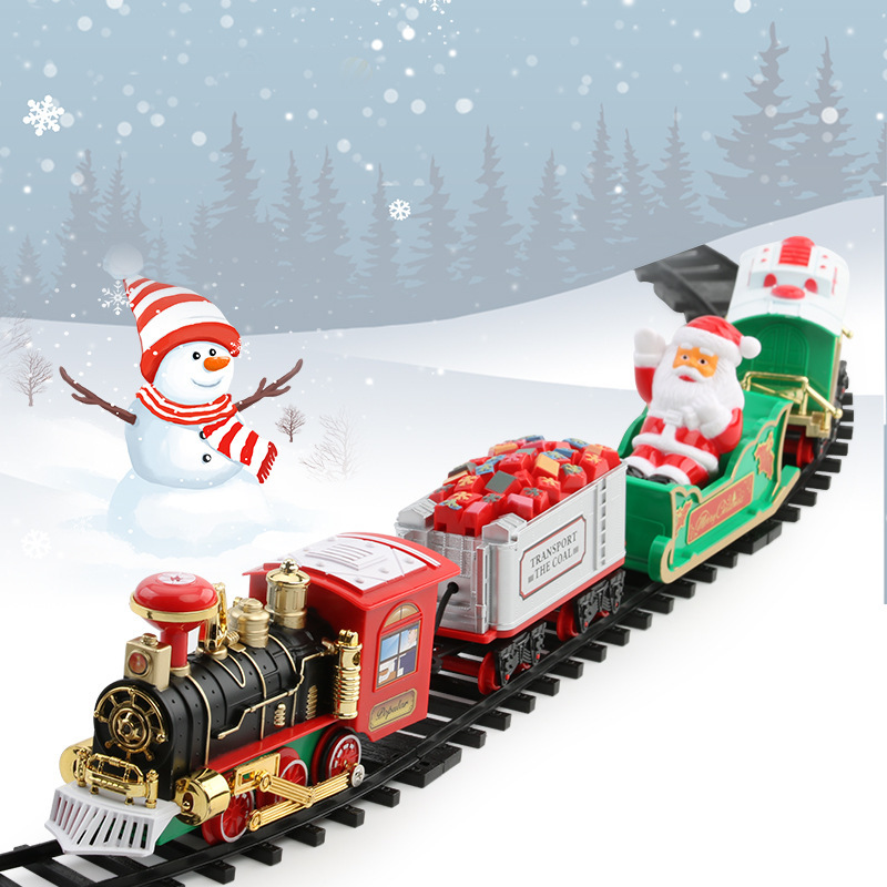 Electric Christmas Train Set M - Kids Toys Xmas 评论和价格