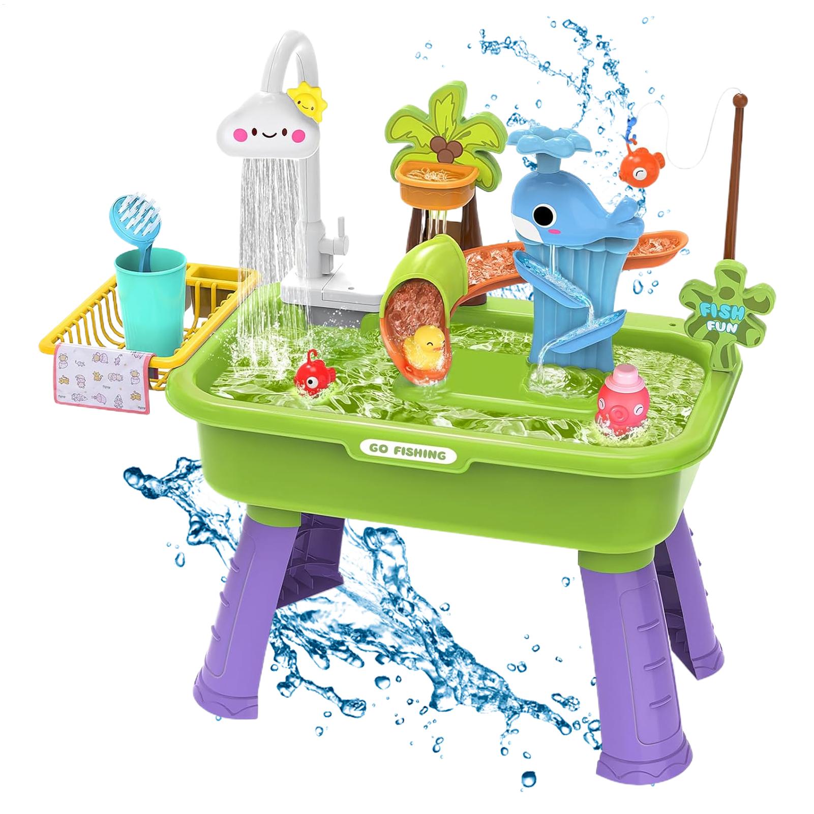 Kids Electric Play Sink with R - Kids Toys Kitchen Set 评论和价格