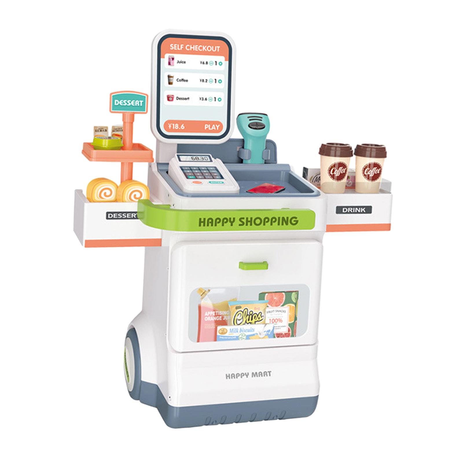 Pretend Play Supermarket Cashi - Toy Cash Register 评论和价格