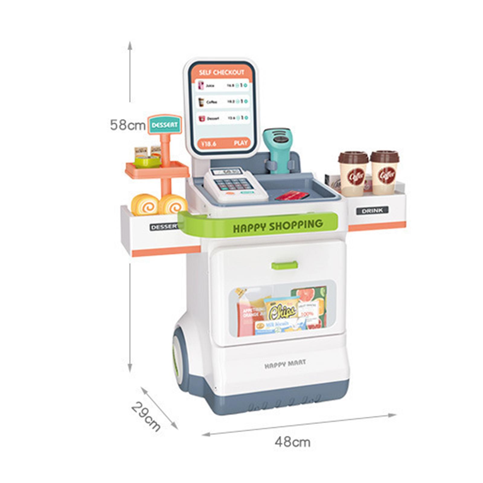 Pretend Play Supermarket Cashi - Toy Cash Register 评论和价格
