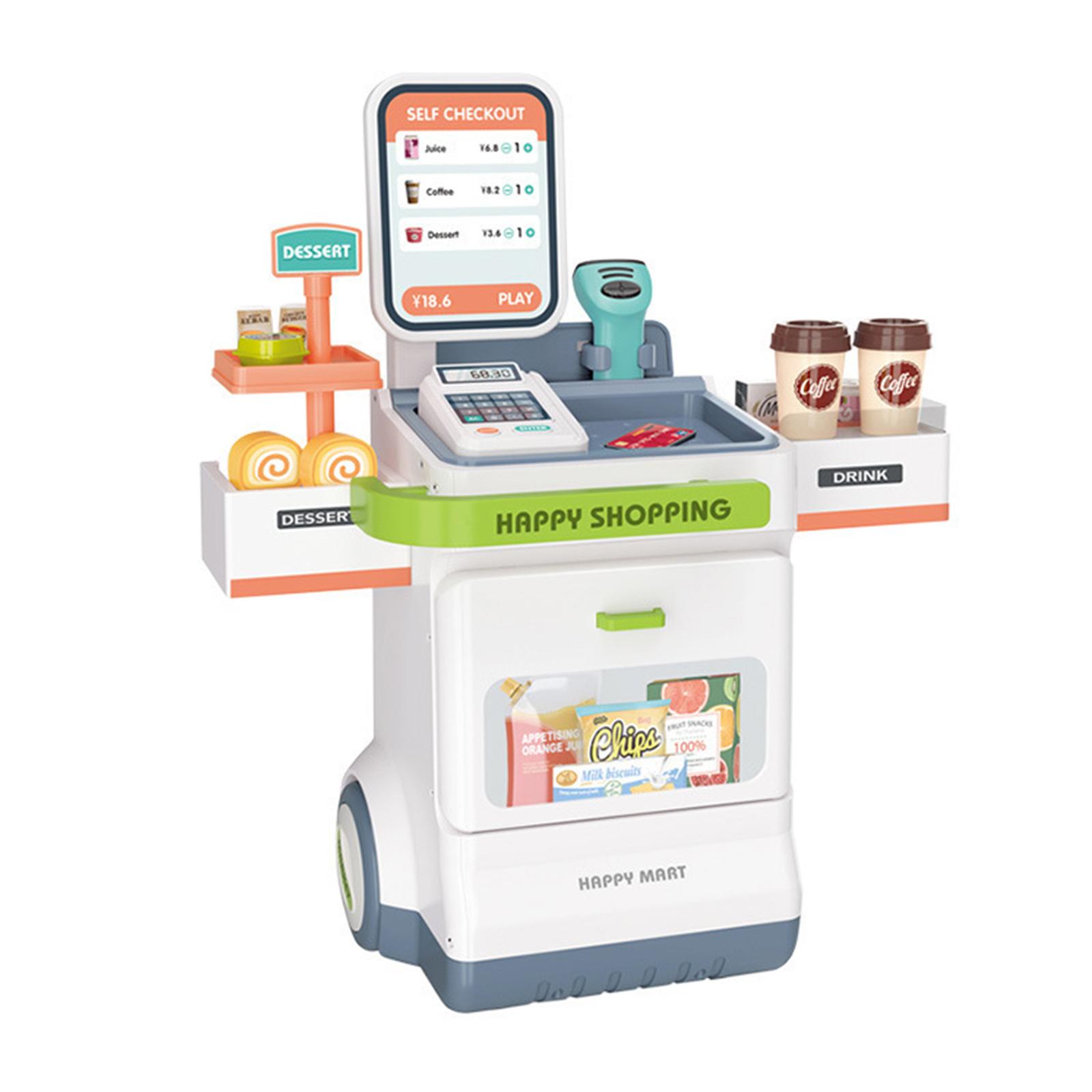 Pretend Play Supermarket Cashi - Toy Cash Register 评论和价格