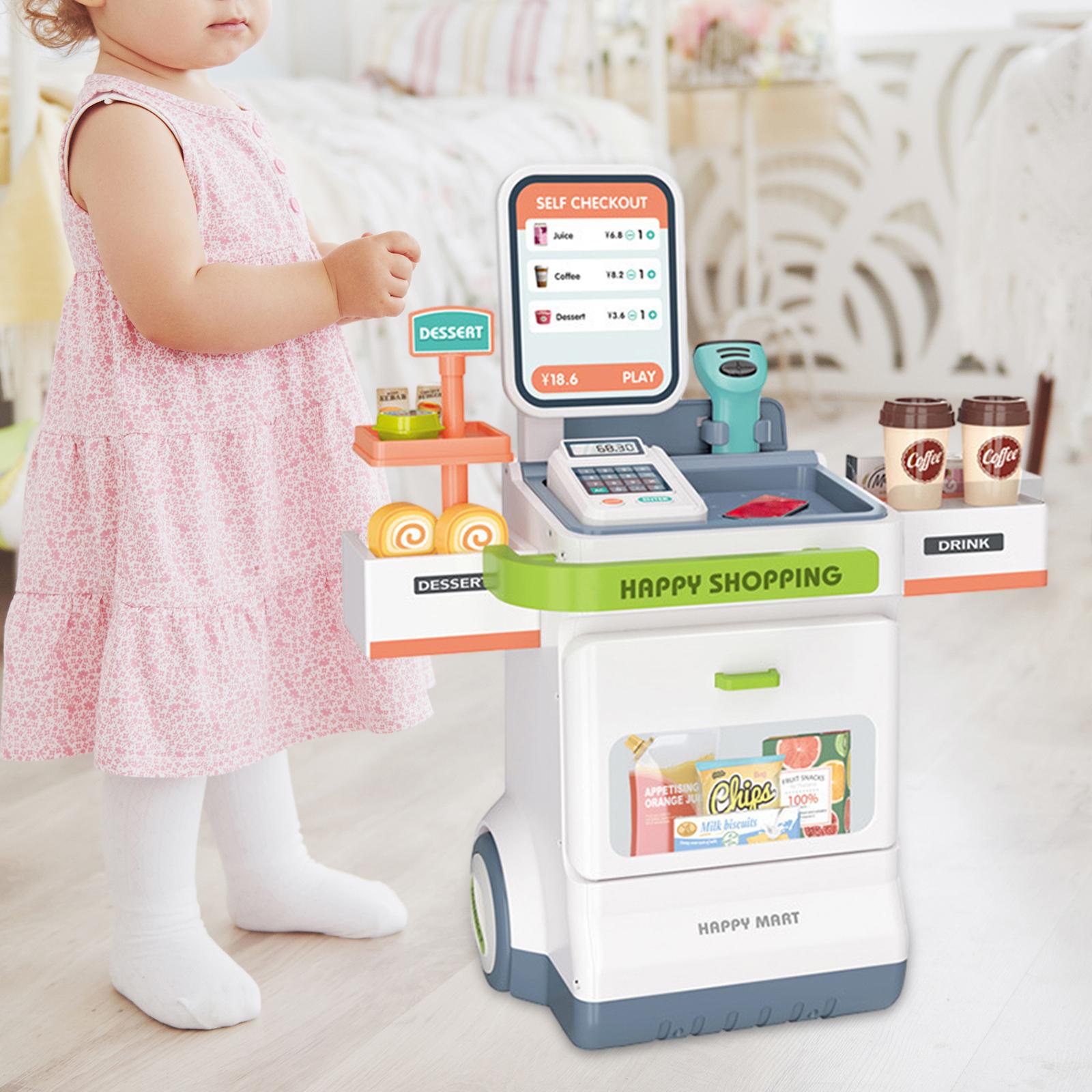 Pretend Play Supermarket Cashi - Toy Cash Register 评论和价格