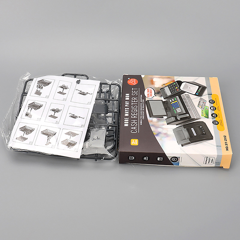 New 1Set Doll House Mini Super - Toy Cash Register 评论和价格