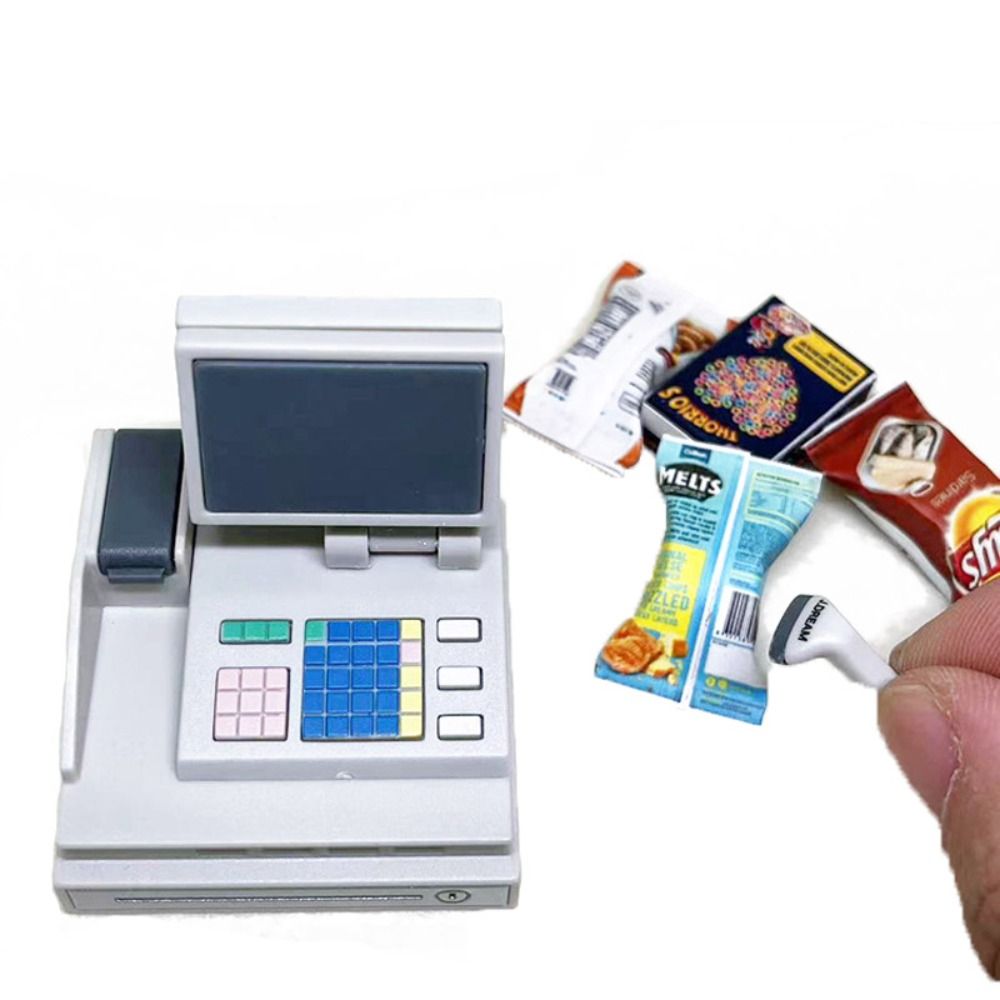 DIY Dollhouse POS Machine Play - Toy Cash Register 评论和价格